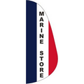 "Marine Store" 3' x 8' Message Feather Flag